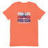 Pro-Life Pro-God Pro-Gun Short-sleeve unisex t-shirt - Mainstream Freedom